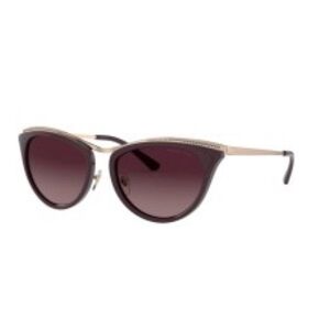 Micheal Kors - Chic Purple Cat-Eye Sunglasses with Gradient Lenses